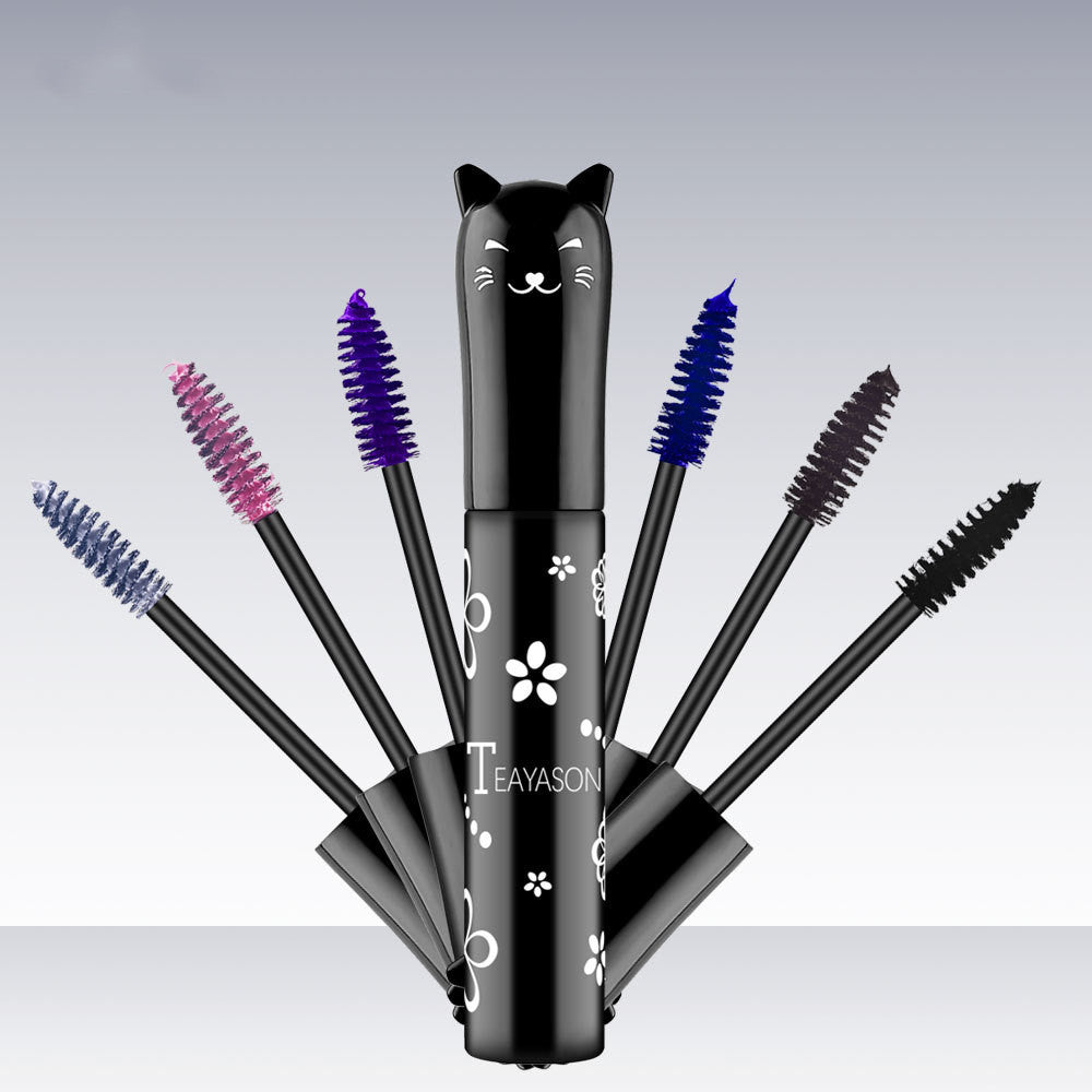 Color Mascara Blue Purple White Purple
