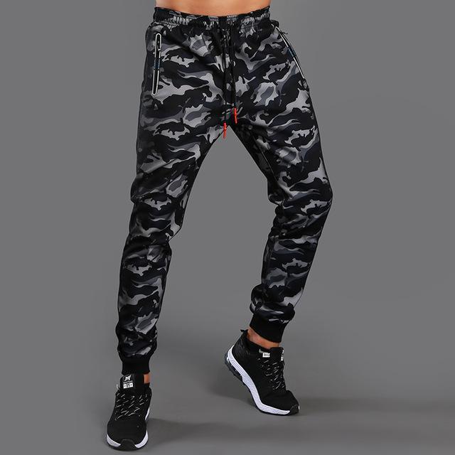 Mans Camouflage Sportbroek