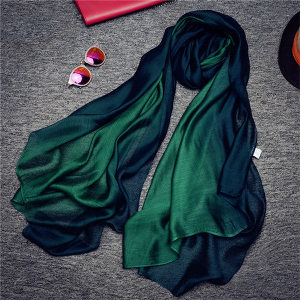 new Silk Scarf Winter Spring Cotton And Linen Pashmina Women