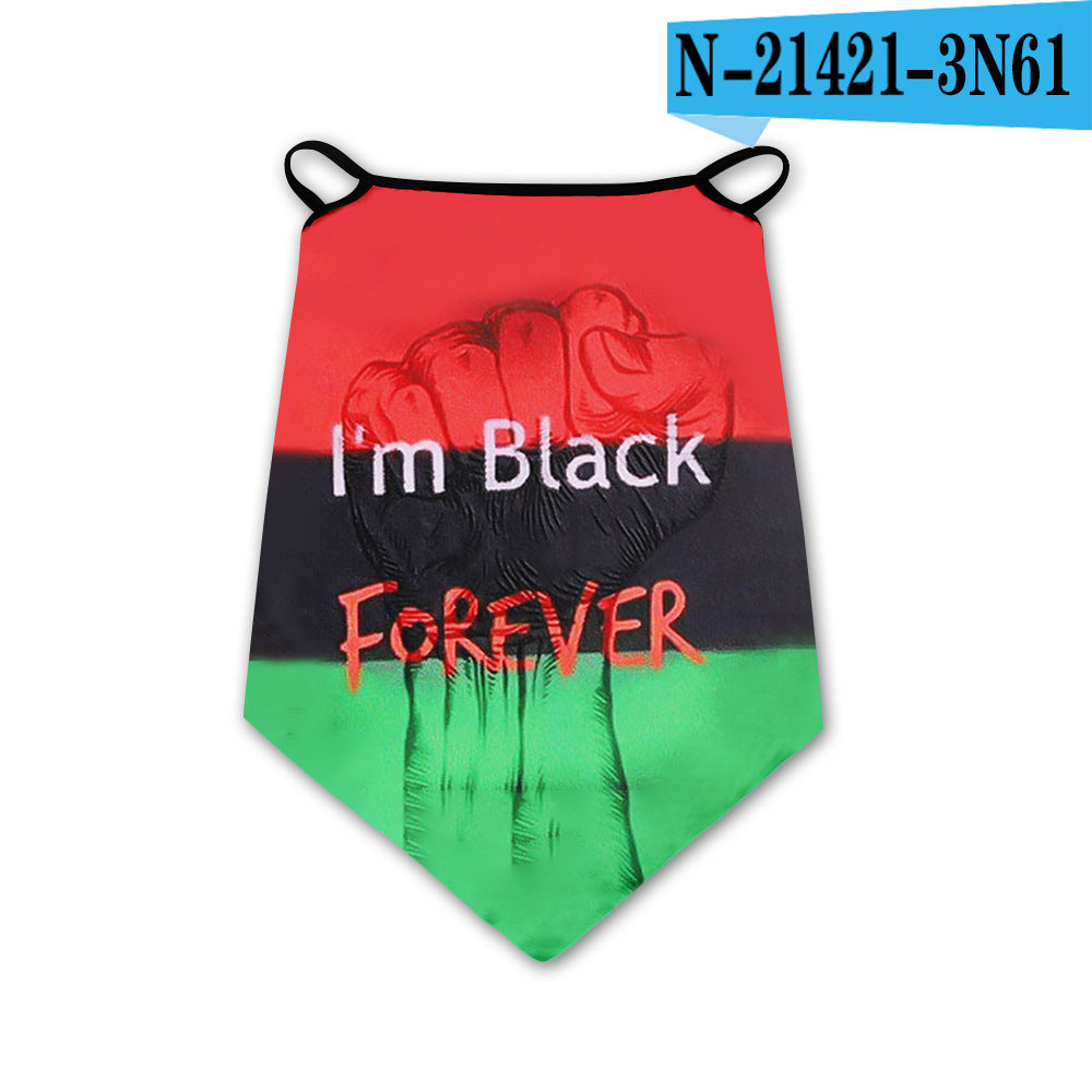 Digital printed cycling sunscreen masks