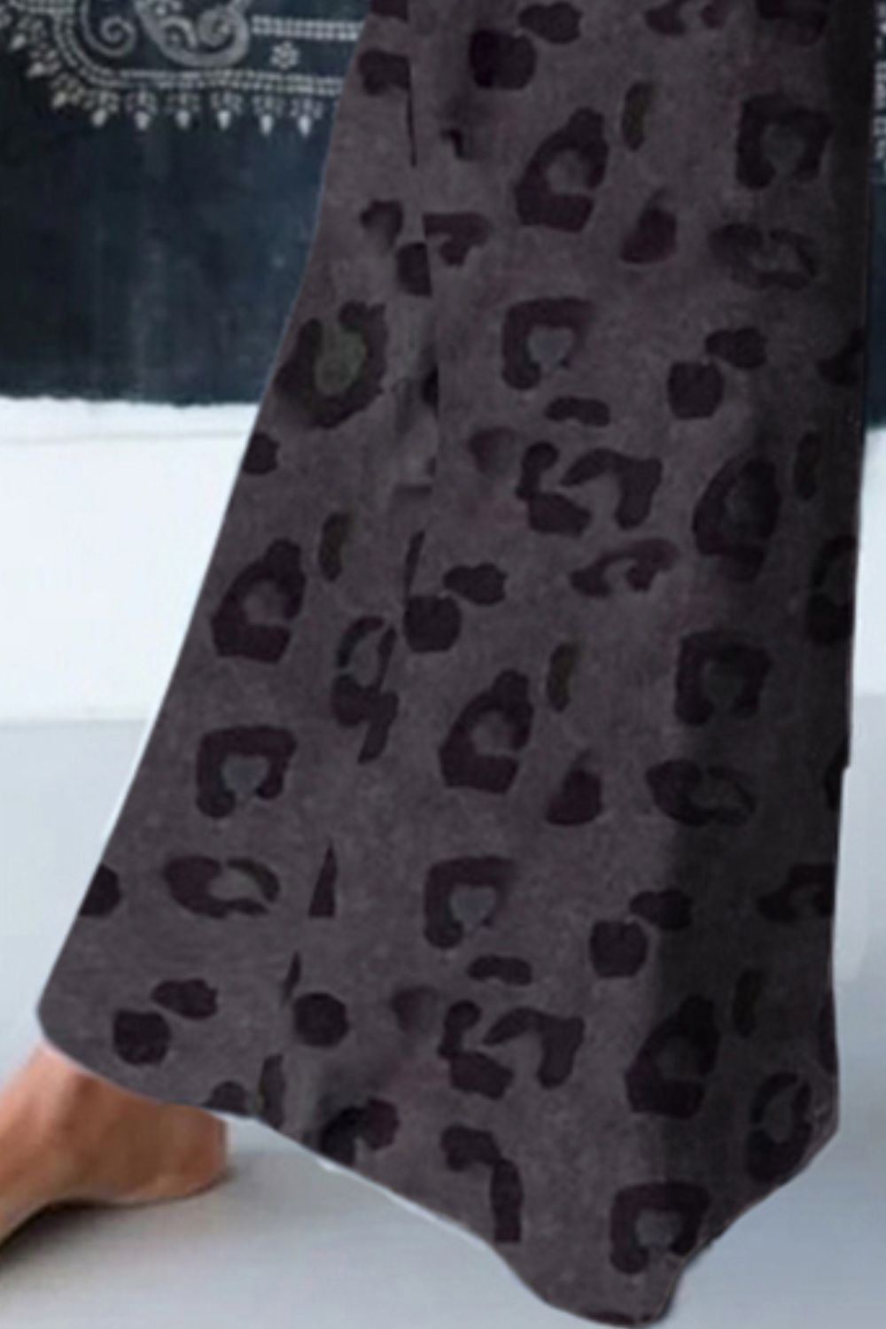 Luiperd Geknoopte Wye Been Jumpsuit