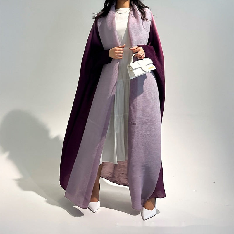 Fashionable Gradient Coat Long Skirt For Women