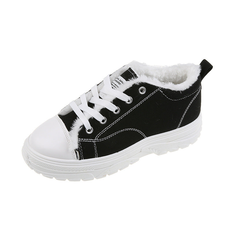 Winter Plus Fluweel Katoen Vroue Seil Skoene