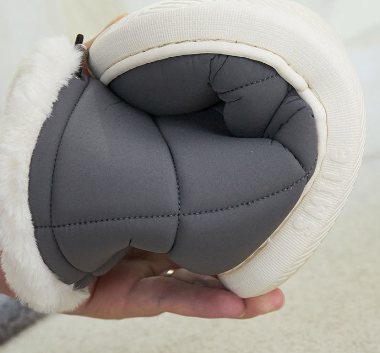 Down High-top Cotton Slippers For Men And Women