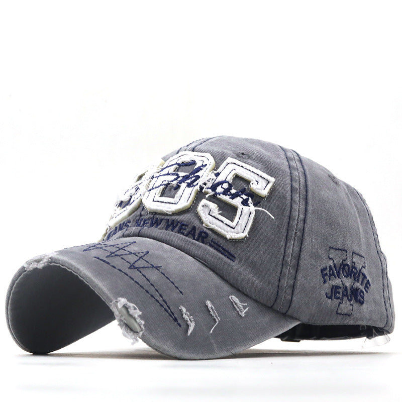 New Spring And Autumn Outdoor Cap Washed Baseball Cap