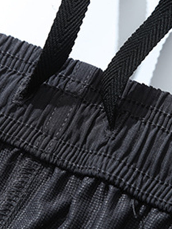 Mans vinnigdrogende elastiese gemaklike fiksheidsoefenvragsakbroek