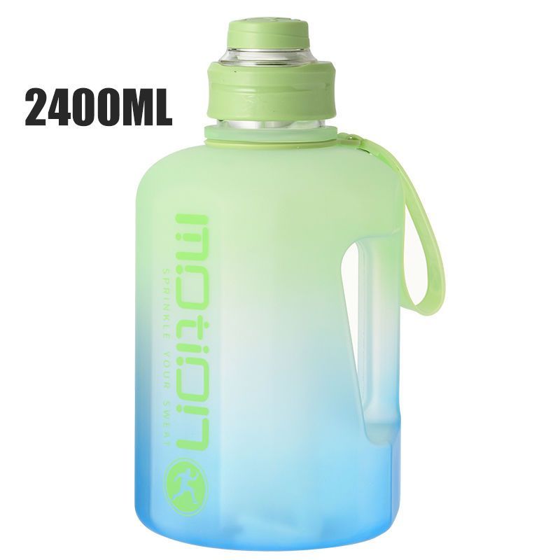 Super Large Capacity Sports Water Bottle Water Cup Male And Female Oversize Drop-resistant Fitness