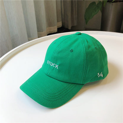 Casual Letter Embroidery Cap