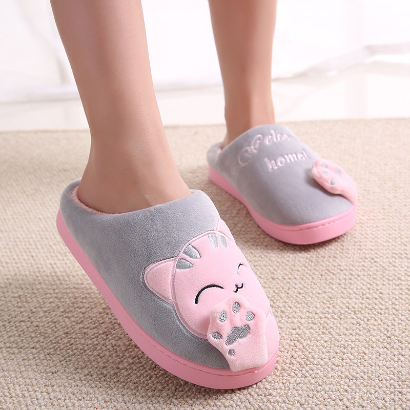 Cotton Slippers Women Platform Bag With Home