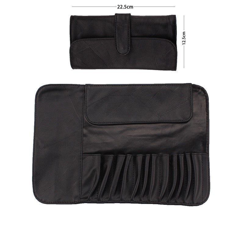 Leather-type High-grade Beige Black Portable Empty Bag