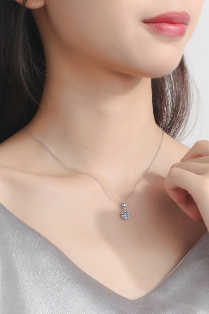 Aanbid kry wat jy nodig het Moissanite-hanger-ketting