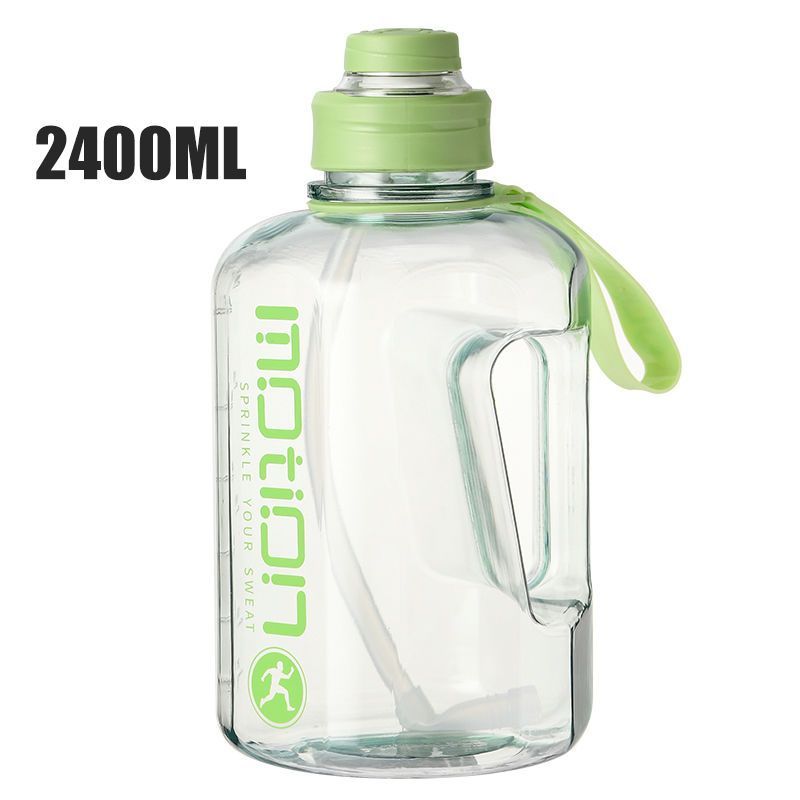 Super Large Capacity Sports Water Bottle Water Cup Male And Female Oversize Drop-resistant Fitness