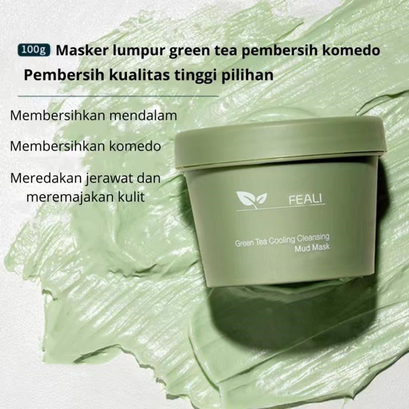 Green Tea Ice Cream Cleaning Mud Film For Moisturizing And Oil Control