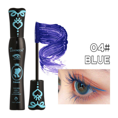 Thick Curling Color Non-smudge Female Blue Color Female Mascara