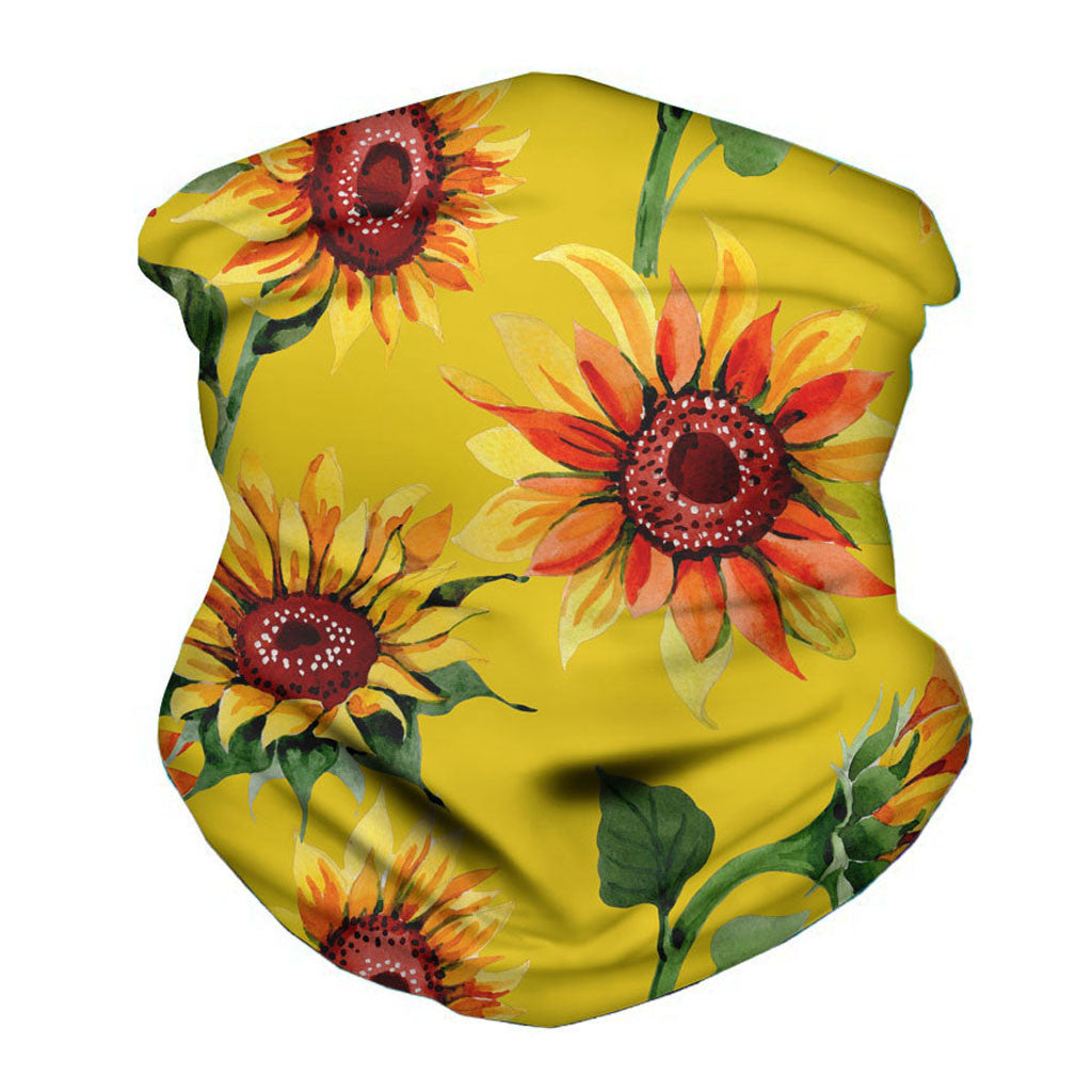 Digital printed sun flower scarf