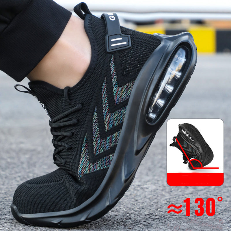 Indestructible Steel Toe Work Shoes Men Sneakers Fashion Air Cushion Safety Shoes