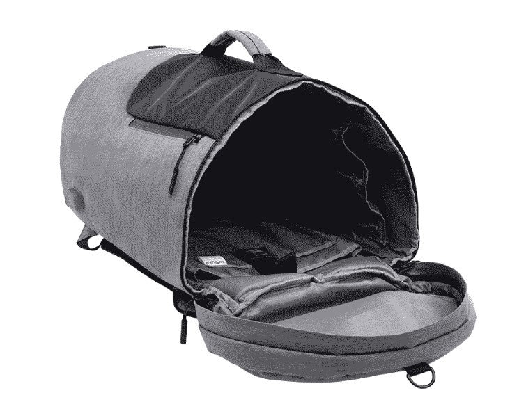 Large-capacity duffel bag men's gym bag waterproof folding cylinder bag