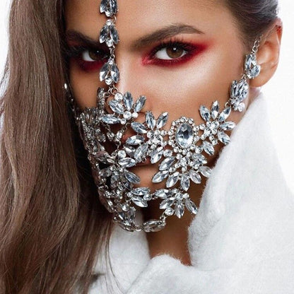 Rhinestone mask