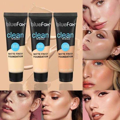 Facial Moisturizing Matte Concealer Lightweight Oil Control And Waterproof Sweat-proof Liquid Foundation