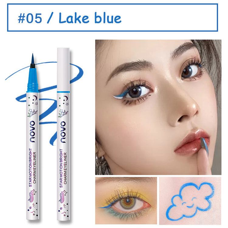 Water - repellent very fine color eyeliner