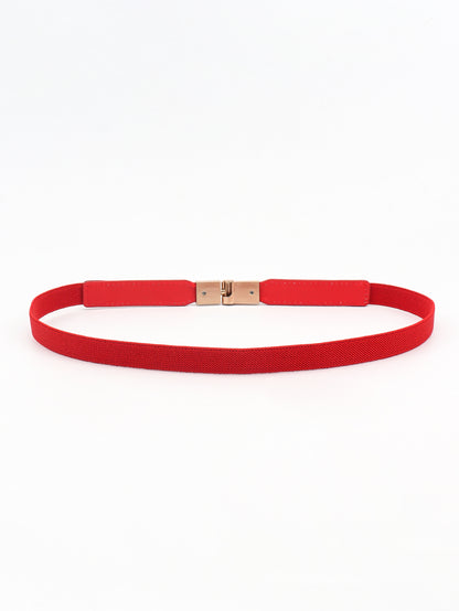 PU Elastic Skinny Belt