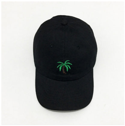 Embroidered Hat Coconut Versatile Cap Fashion Personality Baseball Cap