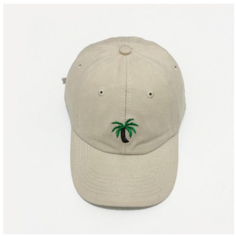 Embroidered Hat Coconut Versatile Cap Fashion Personality Baseball Cap