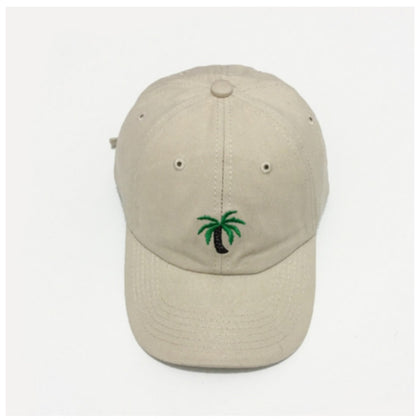 Embroidered Hat Coconut Versatile Cap Fashion Personality Baseball Cap