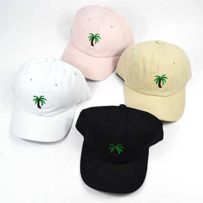 Embroidered Hat Coconut Versatile Cap Fashion Personality Baseball Cap