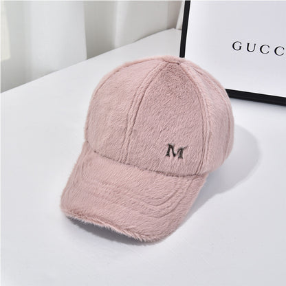 Warm Cap Korean Fashion Street Lamb Hair Winter Baseball Cap