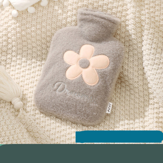 Plush Hot Water Bottle Water Filling Hot Water Bag Trumpet