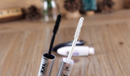 Double-Ended Mascara Black And White Brush Head Thick Mascara