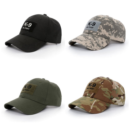 Camouflage Tactical Baseball Cap K9 Embroidered Cap