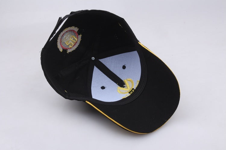 Seven Crowns Wheat Ear Embroidery Baseball Cap Racing Cap