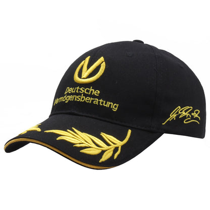 Seven Crowns Wheat Ear Embroidery Baseball Cap Racing Cap