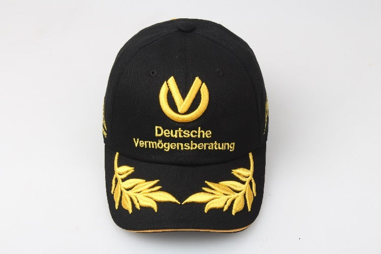 Seven Crowns Wheat Ear Embroidery Baseball Cap Racing Cap