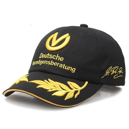 Seven Crowns Wheat Ear Embroidery Baseball Cap Racing Cap