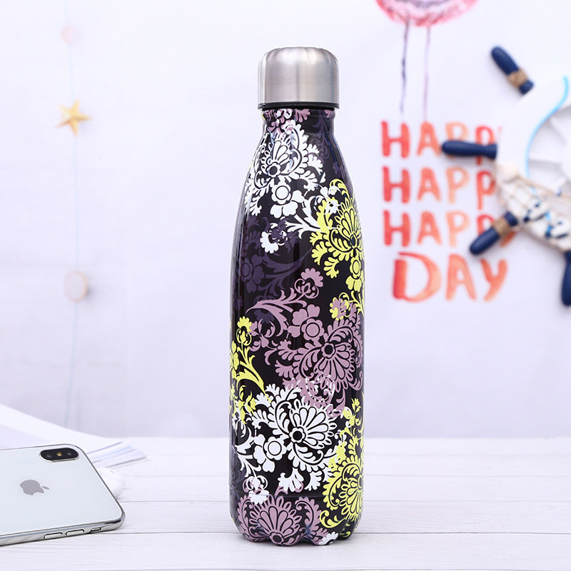 Sports Bottle Portable Vacuum Water Cup