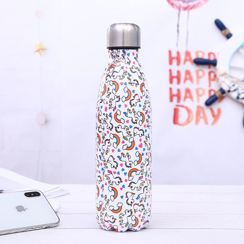 Sports Bottle Portable Vacuum Water Cup