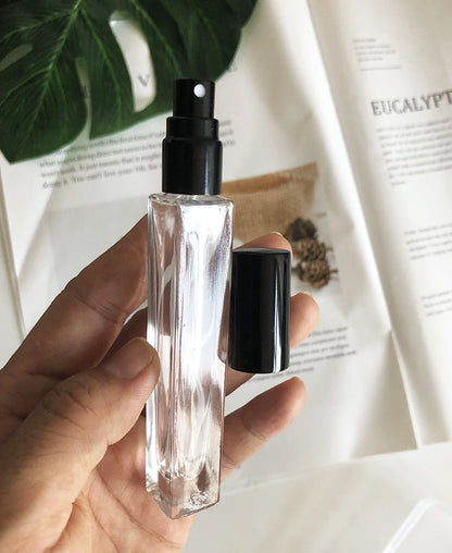 Transparent Perfume Glass Spray Bottle Refilling Portable Travel Empty Bottle