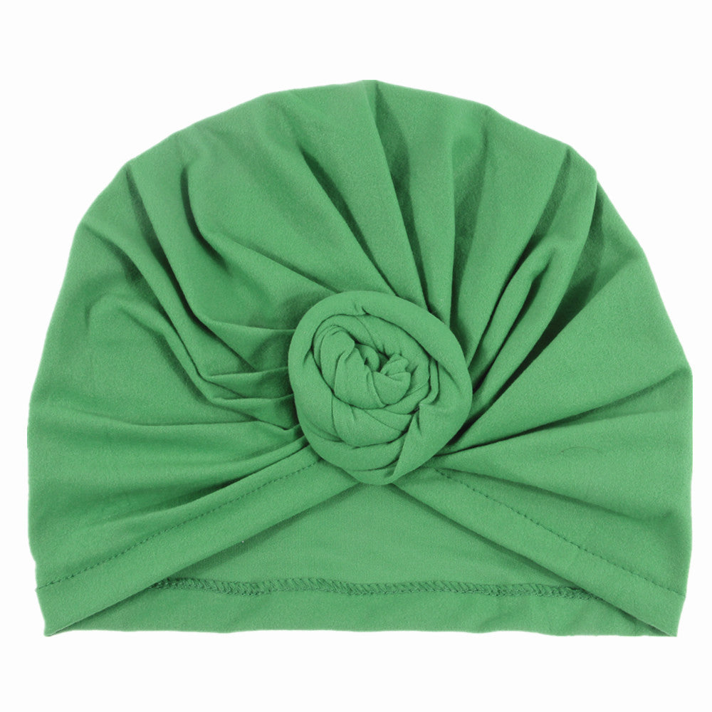 European And American Foreign Trade Indian Baotou Cap Adult Cotton Fold Cap Snail Cap Yoga Cap 8 Colors