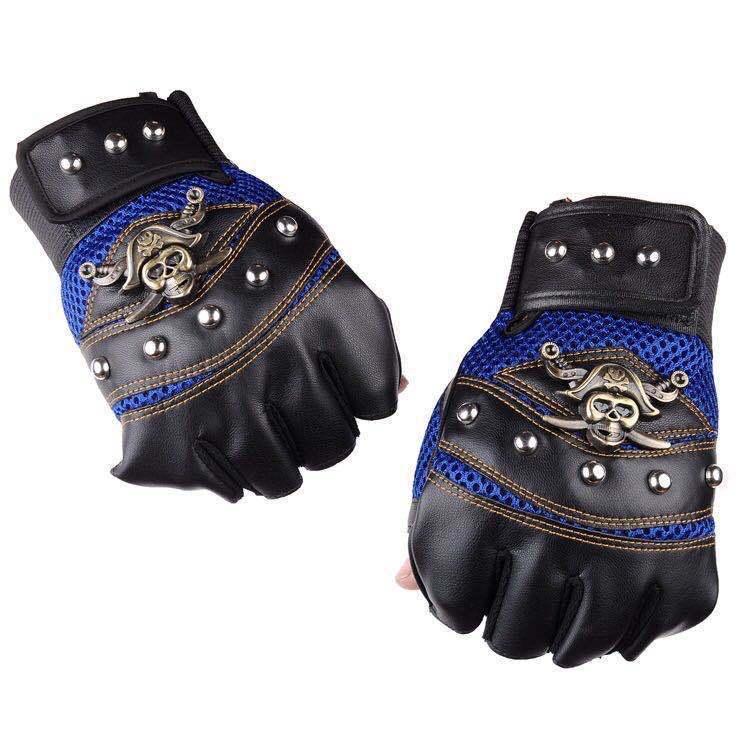 Hip hop Break Dancing Sport Riding Skull Gloves