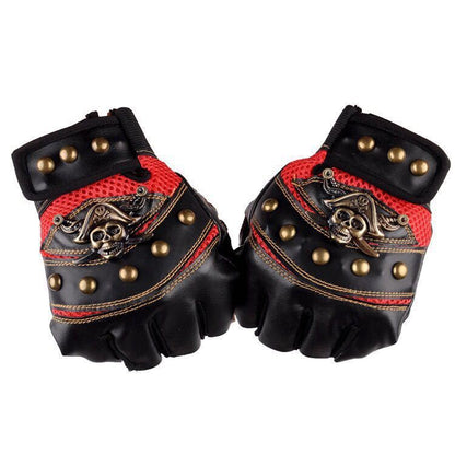 Hip hop Break Dancing Sport Riding Skull Gloves