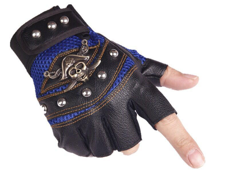 Hip hop Break Dancing Sport Riding Skull Gloves