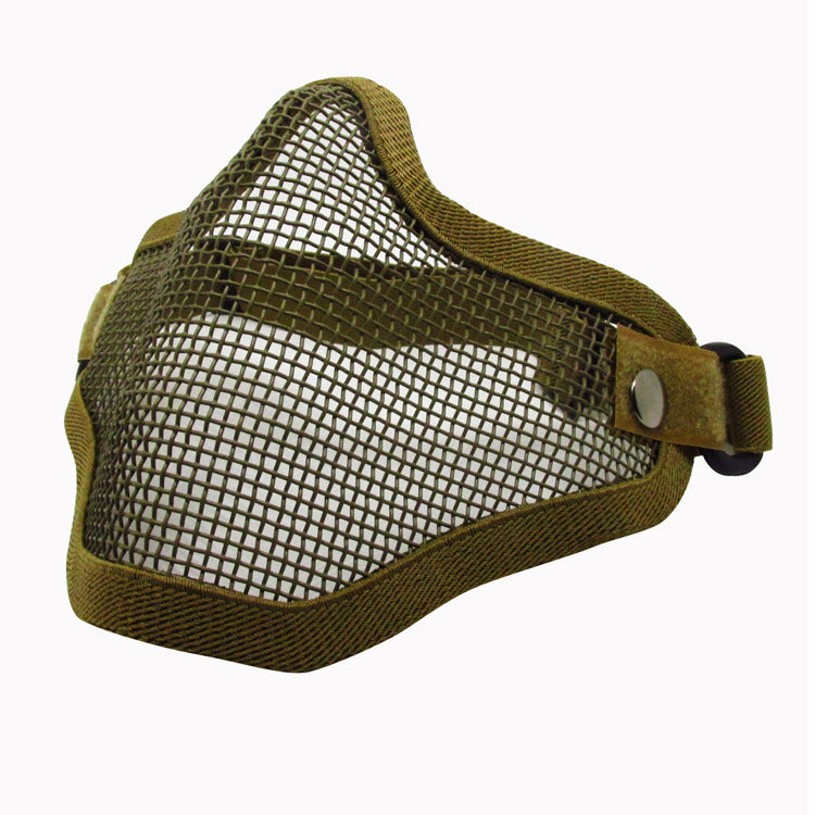 Military Fans Equipped With Outdoor Self-defense Steel Wire Sports Mask For Men And Women