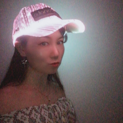 Luminous Baseball Cap Halloween Outdoor Fiber Optic Luminous Cap LED Luminous Cap