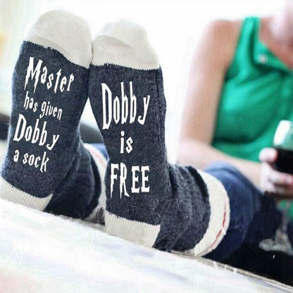 Casual Socks Men And Women English Alphabet Socks Cotton Socks