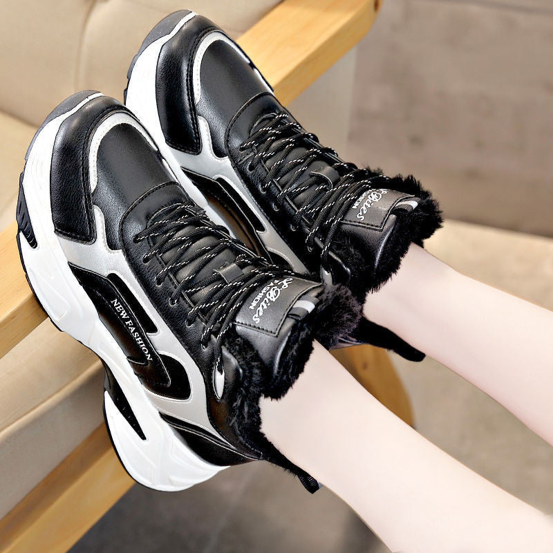 Korean Style All-match Sports Shoes Women Cotton Shoes