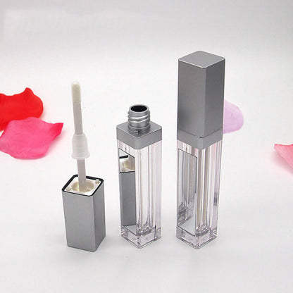 Lip Glaze Tube With Mirror Empty Tube Mirror With LED Light Lip Glaze Bottle Empty Bottle Lip Gloss