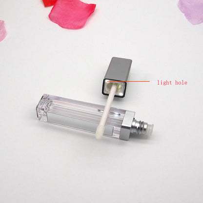 Lip Glaze Tube With Mirror Empty Tube Mirror With LED Light Lip Glaze Bottle Empty Bottle Lip Gloss